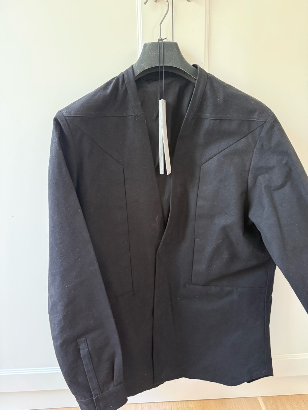Lux Black Open-Front (Rick Owens) Secret Larry Shirt